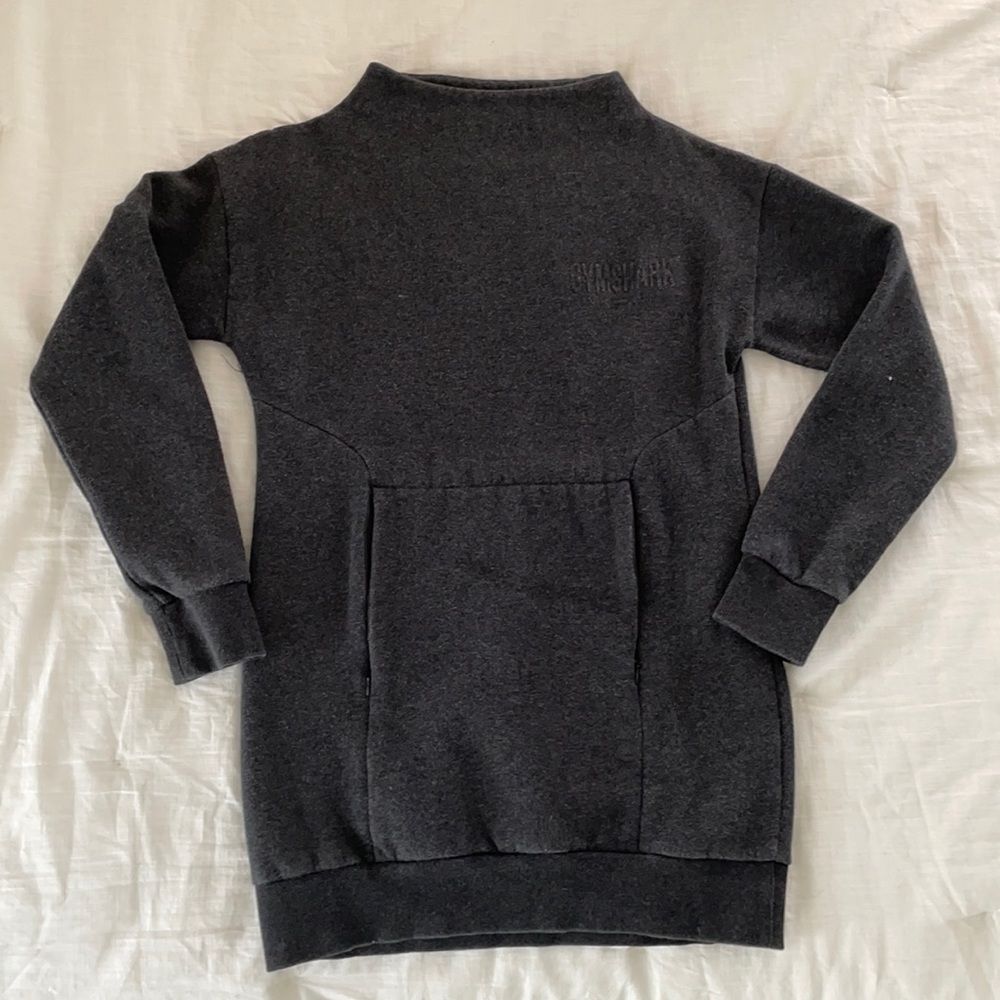 Gymshark Sweatshirt Dress. Size S